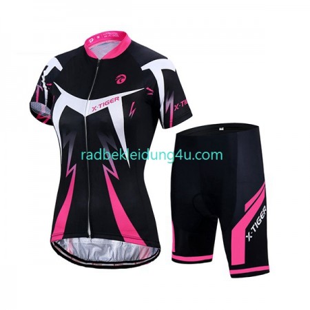 Set Fahrradtrikot + Radhose Kurze X-Tiger Damen N001